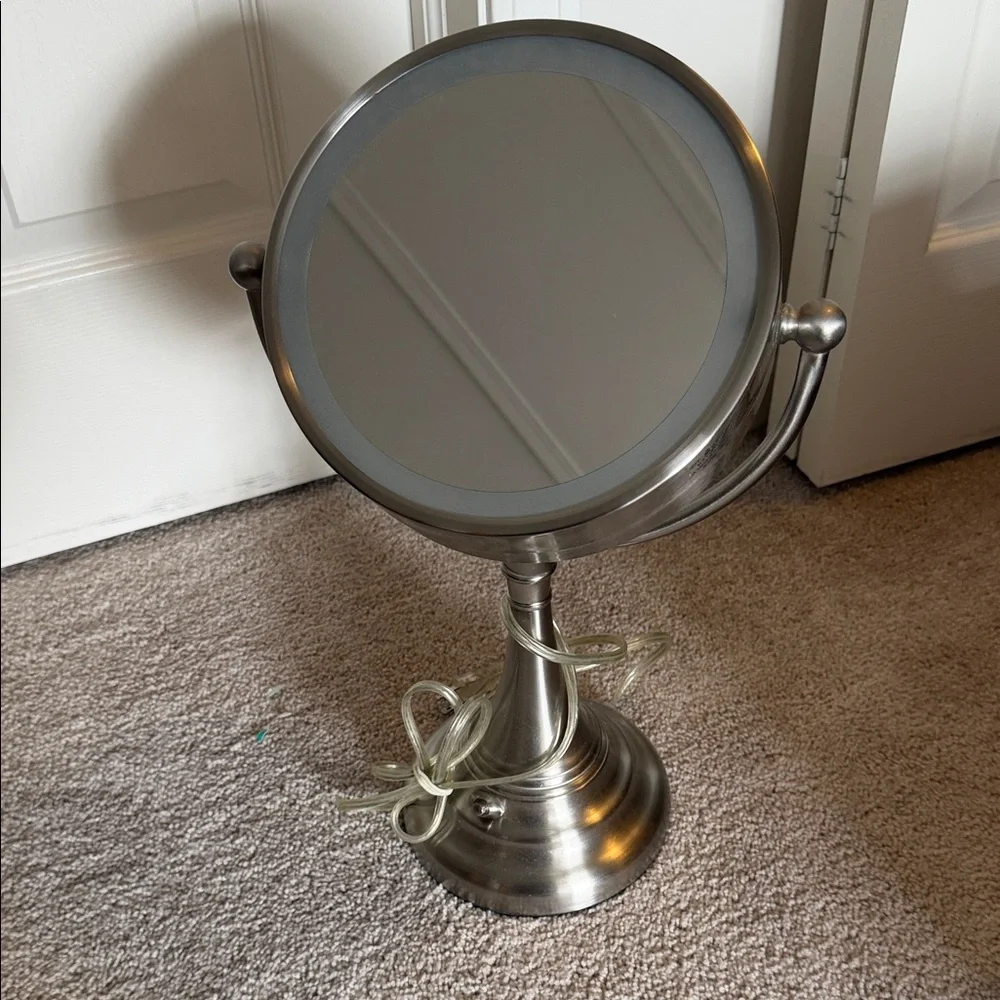 Elegant Silver Vanity Mirror
